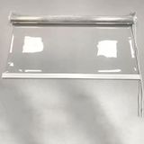 Stor perdeler, Şeffaf Su Geçirmez PVC Stor Perde Dış Mekan Yağmur Geçirmez Pencere Gölgesi Toz Geçirmez Plastik Panjur Otel ve Ofis Özel için (100 cm x 220 cm)