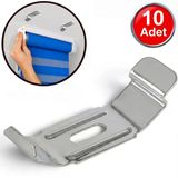 Stor Zebra Perde Montaj Aparatı (10'Lu_paket) Metal Büyük - 4.5 Cm