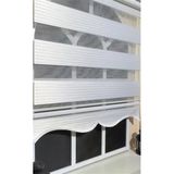 Storburada ALM-480 Beyaz Geniş Pliseli Zebra 70x200 cm Stor Perde