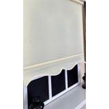 StorBurada Düz Krem Stor Perde Etek Dilimli STB-5302 Krem 120 x 260