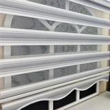 Storburada Gri Renk Geçişli Zebra Stor Perde (Etek Dilimli) Gri 150 X 200