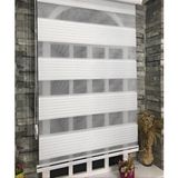 StorBurada Pliseli Stor Zebra Perde Beyaz Stb480-d