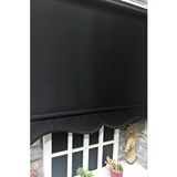 StorBurada Siyah Stor Perde Etek Dilimli Stb-5322