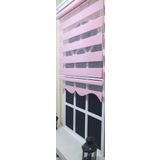 Storburada ST-005 Pembe Etek Dilimli 90x200 Zebra Stor Perde