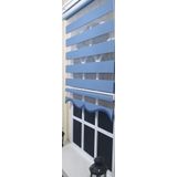 Storburada St 006 60 x 200 Mavi Etek Dilimli Zebra Stor Perde
