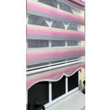 Storburada ST-046 Pembe Gri Renk Geçişli Etek Dilimli 90x200 Zebra Stor Perde