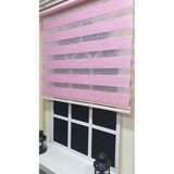 Storburada STB-400-V16 Lux Bambu Zebra Fuşya Pembe Etek Dilimli Renkli 30x200 cm Stor Perde