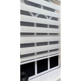 Storburada STB 400V02-PD Ekru 130x260 Zebra Stor Sert Plastik Kasalı Perde