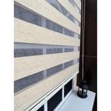 Storburada STB-400V03-PD 110x200 Zebra Stor Sert Plastik Kasalı Sütlü Kahve Perde