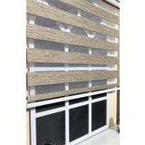 Storburada STB 400V05-D 160 x 200 Kahverengi Zebra Stor Perde