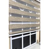 Storburada STB-400V05-PD 170x200 Zebra Stor Sert Plastik Kasalı Kahverengi Perde