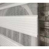Storburada STB-480 Pliseli Zebra Beyaz Etek Dilimli 90x260 cm Stor Perde