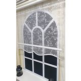 Storburada STB4003 Çift Mekanizmalı Tül Beyaz Ekru 110x200 cm Stor Perde