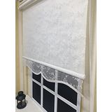Storburada STB4003 Çift Mekanizmalı Tül Beyaz Ekru 40x200 cm Stor Perde