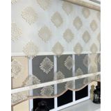 Storburada STB45239-V106 Çift Mekanizmalı Somon Tül Bej Ekru 70x200 cm Stor Perde