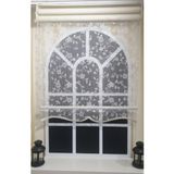 Storburada STB45248-V110 100x260 cm Çift Mekanizmalı Beyaz Tül Perde ve Ekru Stor Perde