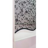Storburada STB45248-V112 Çift Mekanizmalı Tül Ekru Siyah 90x200 cm Stor Perde