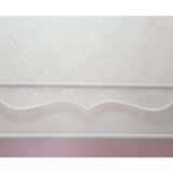 Storburada STB45252-V01 Çift Mekanizmalı Kirli Damask Tül Beyaz Ekru 80x200 cm Stor Perde