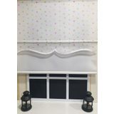 Storburada STB49000-V-01 Çift Mekanizmalı Puantiyeli Tül Beyaz Ekru 180x260 cm Stor Perde
