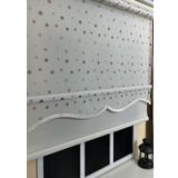 Storburada STB49000-V-01 Çift Mekanizmalı Puantiyeli Tül Beyaz Ekru 60x200 cm Stor Perde