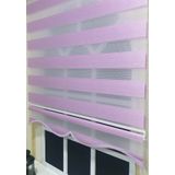 Storburada STB903 Zebra Organze Etek Dilimli Pembe Lila 80x200 cm Stor Perde