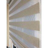 Storburada STB905 Zebra Organze Etek Dilimli Bej 110x200 cm Stor Perde