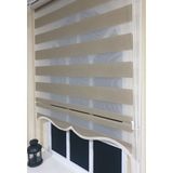 Storburada STB905 Zebra Organze Etek Dilimli Bej 70x200 cm Stor Perde