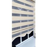 Storburada Z-STB400V03 Zebra Sütlü Kahve Etek Dilimli Sütlü Kahve 30 X 200 Stor Perde