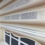 Storburada Zebra Renk Geçişli Açık Kahve Etek Dilimli STB 483 Kahverengi 60 X 200 Stor Plise Perde