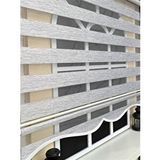 StorBurada Zebra Stor Perde Gri Etek Dilimli Z-stb400v04