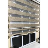 StorBurada Zebra Stor Perde Kahverengi Etek Dilimli Z-STB400V05 Kahverengi 70 x 200