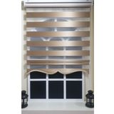 Storburada Zebra Sütlü Kahverengi ST 035 Kahverengi 80 X 200 Stor Perde