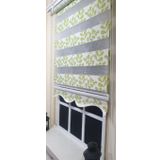 Storburada Zebra Yeşil Beyaz Etek Dilimli St 032 Yeşil 30 X 200 Stor Perde