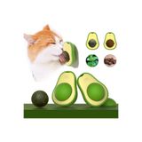 Store 1 Adet Doğal Catnipli Yenilebilir Kedi Nanesi Otu Oyun Topu Oyuncağı Kedi Yalama Topu Avokado