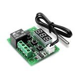 Store 12V Kablolu Dijital LED Göstergeli Termostat KARTI-W1209 Mavi Renkli Kontrol Paneli