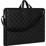 Store 35X50 cm (40X55 Cm) Suni Deri Resim - Proje Çantası Cepli Kapitone - 1BW-Beyaz