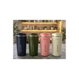 Store 500 ml Paslanmaz Çelik Termos Mug Çift Katman Sızdırmaz Sıcak Soğuk Kahve Kupası