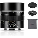 Store 50MM F1.2 Aps-C 32 ° Manuel Odaklı Sabit Lens Olympus ve Panasonic Mft M4/3 Dağı, Gh/g9/gx/gf/bgh Serisi Için Uyumlu Geniş Diyafram