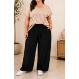 Store Battal Beden Kadın Şalvar Pantolon - Modal Kumaş, Salaş Kesim, Yumuşak ve Nefes Alan Yapı | 3XL 4XL 5XL