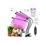 Store Bitki Çiçek Büyütme Işığı Led 4lu Dim Ayarlanabilir Zamanlayıcı Tam Spektrumlu Usb Bitki Lambası