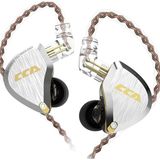 Store C12 In Kulak Monitör Kulaklıklar 5ba 1dd Hibrid Hifi Iem Kulaklık Gürültü Izole Stereo Kablolu Kulakiçi Müzisyenler Audiophile Şarkıcılar Dj - 00-Siyah - Beyaz