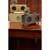 Store Çalar Radyo Müzik Kutusu Nostaljik Hoparlör Speaker - Adaçayı Yeşili