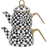 Store Dama Mini Model Emaye Çaydanlık - 0 - Siyah