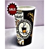 Store Excodi Cup - [ Cup ] 12 Oz Siyah Kapaklı Karton Bardak - 300 ml - 100 Adet Kaliteli Kahve Bardağı, Sızdırmaz, El Yakmaz - Bej (Americano, Latte, Capuccino) - 0 - 1 lt