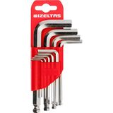 Store Fullf 4905007108 Allen Anahtar Takımı, Yuvarlak Başlı, Altı Köşe, Krom, 8'li - HBCV0000ASU01Y
