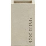 Store G2765 Good Energy Minimalist Beton Çimento Kalemlik | Iskandinav Tarzı | 6,5 cm G x 11,2 cm Y - 1 cm - 00-Siyah - Beyaz
