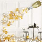 Store Gold Renkli 100X49 cm Büyük Boy Şampanya Şişesi Folyo Balon Bride To Be Bekarlığa Veda - 100 x 49 cm - 0 - Siyah