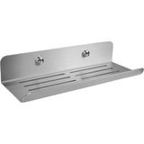 Store Haus Paslanmaz Yapışkanlı Banyo Düzenleyici Beyaz Şampuanlık Duş Rafı 2 Adet Modern Tasarım