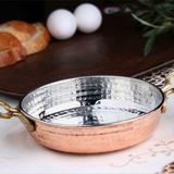 Store Home El Yapımı Bakır Omlet ve Yumurta Tavası,bakır Sahan Tava (20 Cm)