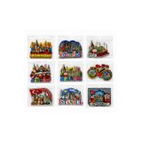 Store İstanbul Temalı Ahşap Buzdolabı Magneti 10x7 Cm – Dekoratif Hediyelik İstanbul Figürlü Ahşap Magnet (1 Adet)